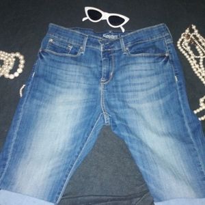 Levis Skinny Cropped Shorts - Size 31 waist
